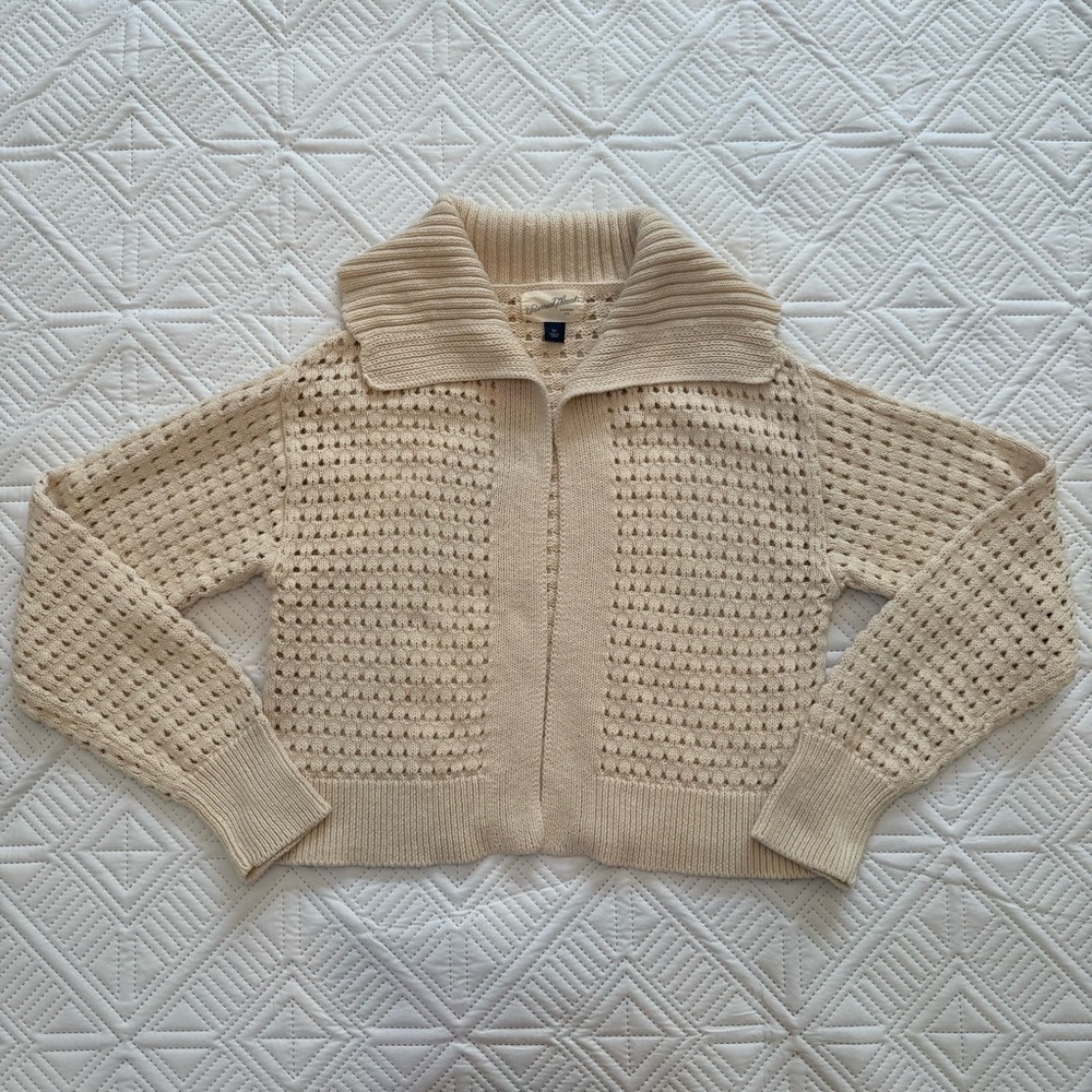 Universal Thread Open Knit Cotton Cardigan Size XS